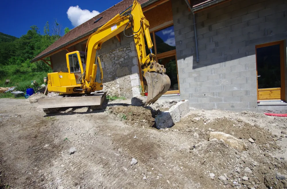 Petit terrassement près de Amilly